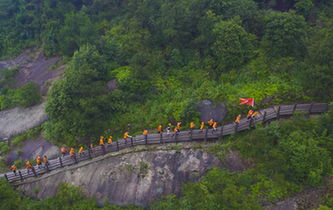 溫州：棧道穿綠 休閒&ldquo;慢遊&rdquo;